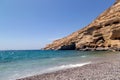 Matala Beach (Crete, Greece) Royalty Free Stock Photo