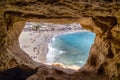 Matala Beach (Crete, Greece) Royalty Free Stock Photo