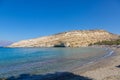 Matala, Greece - September 25, 2018: Famous hippies Beach, Crete