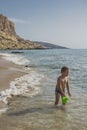 Matala , Red beach Royalty Free Stock Photo