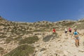 Matala , Red beach Royalty Free Stock Photo