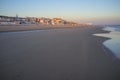 Matalascanas town from beach at sunset, Huelva, Spain