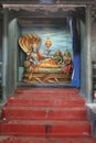 Matale Sri Lanka 4.9.2006 Sri Muthumariamman Hindu Temple with famous gods Royalty Free Stock Photo