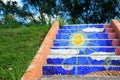 Colorful Steps at Matamoros, Mexico