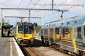 Matangi electric trains, Paraparaumu, New Zealand