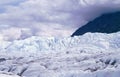 Matanuska glacier against mountains