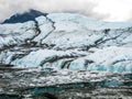 Alaska melting glacier Royalty Free Stock Photo