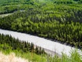Matanuska River along the Glenn Highway Royalty Free Stock Photo