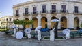 Beautiful performance of a street theater group in Matanzas, Cuba