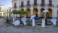 Beautiful performance of a street theater group in Matanzas, Cuba