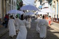 Beautiful performance of a street theater group in Matanzas, Cuba