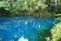 Matavulu Blue Hole Royalty Free Stock Photo