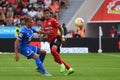 The match of Bundesliga FC Bayer 04 Leverkusen vs TSG 1899 Hoffenheim