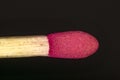 Match head extreme close up Royalty Free Stock Photo