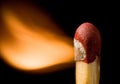 Match igniting Royalty Free Stock Photo