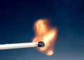 Match just ignited Royalty Free Stock Photo