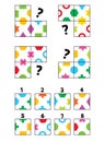 Match the picture. Matching game. Educational game for children