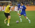 The match of match UEFA Champion League Borussia Dortmund vs FC Chelsea Royalty Free Stock Photo