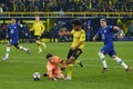 The match of match UEFA Champion League Borussia Dortmund vs FC Chelsea Royalty Free Stock Photo
