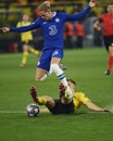 The match of match UEFA Champion League Borussia Dortmund vs FC Chelsea Royalty Free Stock Photo