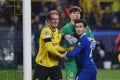 The match of match UEFA Champion League Borussia Dortmund vs FC Chelsea Royalty Free Stock Photo