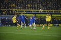 The match of match UEFA Champion League Borussia Dortmund vs FC Chelsea Royalty Free Stock Photo