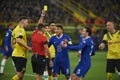 The match of match UEFA Champion League Borussia Dortmund vs FC Chelsea Royalty Free Stock Photo