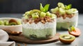 Matcha Chia Seed Puddings