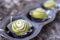 Matcha Daifuku Mochi Japanese Sweets Royalty Free Stock Photo