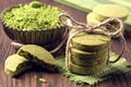 Matcha green tea cookies Royalty Free Stock Photo