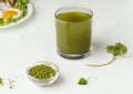 Matcha green tea. healthy breakfast concept Royalty Free Stock Photo