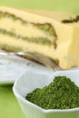 Matcha green tea powder