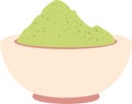 Matcha Green Tea Powder In Bowl