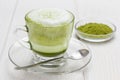 Matcha gren tea latte Royalty Free Stock Photo