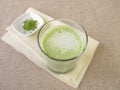 Matcha latte Royalty Free Stock Photo