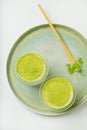 Matcha latte healthy coffee alternative