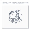 Matcha line icon