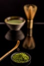 Matcha, powder green tea Royalty Free Stock Photo