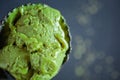 Matcha Tea And Banana Ice Cream Royalty Free Stock Photo