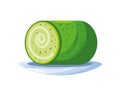 matcha tea pastry icon Royalty Free Stock Photo