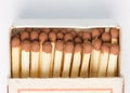 Matches in the box Royalty Free Stock Photo