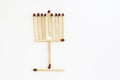 Matches Hanukkah Royalty Free Stock Photo