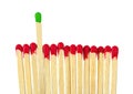 Matches - leadership concept Royalty Free Stock Photo