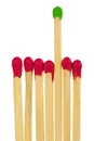 Matches - leadership or inspiration concept Royalty Free Stock Photo