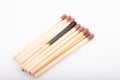 Matches for lighting a fire. Accessories in needed at a domestic farm Royalty Free Stock Photo