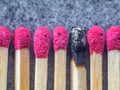 Matches macro Royalty Free Stock Photo