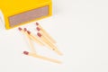 Matches and matchbox Royalty Free Stock Photo