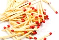 Matches with red heads Royalty Free Stock Photo