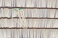 Matches rows folded. Royalty Free Stock Photo