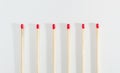 Matches sticks for lighting a fire